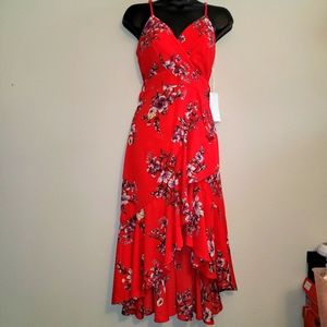 Purple Snow Floral Dress